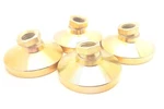 Lot Of 4 & W SLP-250T Steel Leveling Mount, Feet 5/8-11 Thread 2-1/2" Diameter. Fixed Price $35.00.