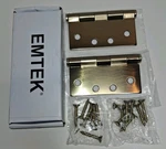Lot Of Emtek 920147 Steel X 3.3MM US7 Brass Plain Bearing Hinges. Fixed Price $44.99.