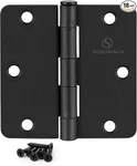New Box Of 12 Sorgmach Genuine Door Hinge XY-RE35110BC-0031 Matte Black Freeship. Fixed Price $25.87.