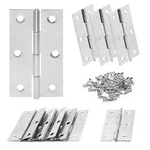 2.5 Inch Nickel Door Hinges, 10 Pcs Stainless Steel Folding Butt Hinges.... Fixed Price $17.75.
