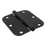 Everbilt 3-1/2 In. X 5/8 Radius Matte Black Squeak-free Door Hinge (3-PACK). Fixed Price $14.00.
