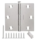 Pack 3.5 Inch Brushed Nickel Door Hinges Interior Satin With .... Fixed Price $20.48.