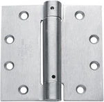 Spring Loaded Hinges - 4 Square Satin Chrome Self Closing Adjustable. Fixed Price $50.99.