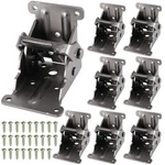 Sheutsan 8 Pack Foldable Self Lock Hinges With Mounting Screws, Rigid Folding.... Fixed Price $32.60.