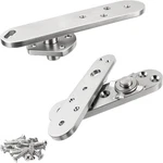 Heavy Duty Pivot Hinge Hold Open Hidden Door - 1100 Lbs Load, Locking 90. Fixed Price $79.30.