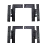 Black Hl Flush Cabinet Hinge Wrought Iron 4.5"H Pack Of 2 Renovators Supply. Fixed Price $38.99.