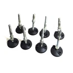 (lot Of 8) S&w BNYLB34 Swivel 5.125"H X 3"D Steel Polymount Leveling Feet Mounts. Fixed Price $44.99.