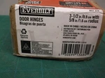 Everbilt 807374 3-1/2" X 5/8" Radius Oil-rubbed Bronze Door Hinge Value Pack 12. Fixed Price $20.74.