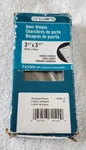 ( 3 ) Onward Door Hinges 1/2 " X Antique Brass Finish Square Corners. Fixed Price $10.00.