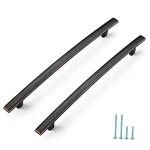 Pack 7-1/2 Inch Oil-rubbed Bronze Curved Cabinet Hole Center 15. Fixed Price $97.29.