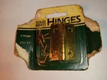 Solid 1/2"X 1" Butt Hinges W/brass Screws Pack Of Vintage Brainerd. Fixed Price $9.99.