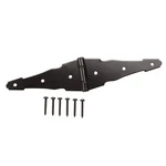Everbilt 8 In. Black Heavy Duty Decorative Strap Hinge. Fixed Price $11.48.