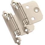 (3) Amerock BP3429-G10 Satin Nickel Self-closing Variable Overlay Hinge Pair. Fixed Price $15.00.