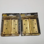 2 Stanley Door Hinges 4IN Silver Finish Classic Stainless Steel Butt Interior. Fixed Price $12.80.