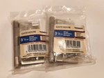 (2) - Satin Nickel 1/2" Door Hinges Square Corners Gate House #0308896. Fixed Price $12.99.