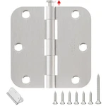 Door Hinges Brushed Nickel - 30 Pack 3.5 Inch Rounded With 5/8" Radius Satin .... Fixed Price $44.80.
