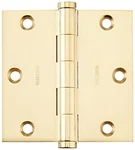 Baldwin 1035031I Square Mortise Hinge, Unlacquered Bright Brass - 723079387802. Fixed Price $48.91.
