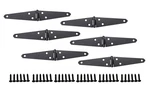 Qcaa Light Strap Hinge, Steel, 2LAYERED Powder Coated, 4", Elegant Frosted Ma.... Fixed Price $42.23.