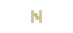 2-1/2" X Olive Knuckle Hinge; Unlacquered Bright Brass Finish. Fixed Price $36.68.