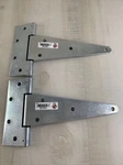 Lot Of 2 National Hardware Zinc Plated Steel Extra Heavy T-hinge 8" New. Fixed Price $7.22.