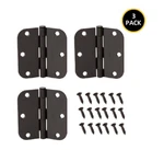 Everbilt Hinge Project Pack 3-1/2IN 5/8 Radius Oil Rubbed Bronze Door Repair. Fixed Price $12.99.