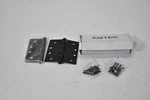 Emtek Ball Bearing Steel Hinges Matte Black 4" X 2 Pack Square Corner 9401419. Fixed Price $17.99.