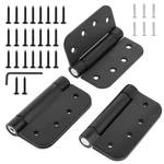 Hommyzone Adjustable Spring Door Hinge Stainless 4X4 Inch, Matt Black. Fixed Price $33.96.