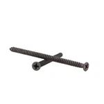 #10 X 4 In. Oil-rubbed Bronze Phillips Flat-head Long Hinge Screw With Oversize. Fixed Price $27.99.