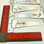 6" Strap Hinges Zinc Plated Weatherguard Gate Shed Door. Fixed Price $19.99.