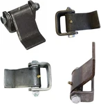 4 Pcs Weld On Trailer Door Hinges Greaseable Dump Trucks Gate Strap Styl. Fixed Price $56.98.