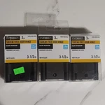 (3-PK) Everbilt Squeak Free Door Hinge 3-1/2IN Matte Black 3-PACK W/fasteners. Fixed Price $9.99.