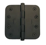 Baldwin 1135.102.I 3-1/2" Plain 5/8" Radius Corner Hinge Oil Rubbed Bronze. Fixed Price $11.24.