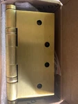 Baldwin 1041060I Square Ball Bearing Mortise Hinge, Antique Brass With Brown. Fixed Price $53.99.