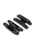 3D Adjustable Hidden Door Hinges 6" Black 2PACK Concealed Hardware Heavy Duty. Fixed Price $29.79.