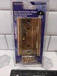 Hillman 852628 Surface Mount Non-mortise Hinge Brass (4") 2PC Ships Free!. Fixed Price $8.49.