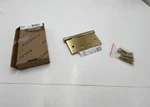 Baldwin Non Removable Pin Square Mortise Hinge 1040.033.INRP Vintage Brass. Fixed Price $29.40.