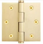Signature Hardware 4" Solid Brass Mortise Door Hinge, Satin. Fixed Price $24.95.