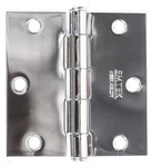 Emtek 91013 3.5" X Square Corner Plain Bearing Mortise Hinge. Fixed Price $20.64.