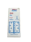 Nos National Full Mortise Square Corner Dull Brass Color Steel Hinge 4X4 512. Fixed Price $24.00.