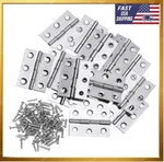 20PCS Stainless Steel Folding Hinge Inch Door And Window With 120 Screws. Fixed Price $11.99.