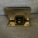 Glass Warehouse Bath Tub Shower Door Hinge Satin Brass (GW-AC-H90-SB). Fixed Price $39.00.