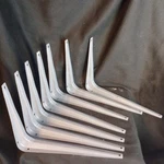Stanley Shelf Brackets 8 X 10" Gray Utility T797 Bg Euc. Fixed Price $19.99.