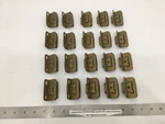 (20) Used Amerock BP7550-BB Hinge Self-closing 1/2" Overlay Burnished Brass (x). Fixed Price $47.90.
