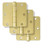 Miseno MDH3513 1/4" Radius Corner Door Hinge - Pack Of Champagne Brass. Fixed Price $15.00.