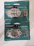 Everbilt 2-3/4 In. X 1-1/2 Satin Nickel Chest Latches 2PKS Of. Fixed Price $12.99.