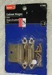 Bulldog D-285 Brass Hinges Per Pack For Face-frame Cabinets. Fixed Price $7.56.