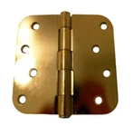 Deltana S44R5BK3/4 X Plain Bearing 5/8" Radius Corner Full Mortise Hinge. Fixed Price $13.98.