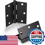 Knobwell 40 Pack Matte Black Hinges Squeak Interior For Doors 3.5. Fixed Price $79.67.