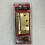 Everbilt 4" Square Satin Brass Adjustable Spring Door Hinge Commercial (290807). Fixed Price $11.99.