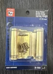 Bulldog Hardware Brass Plated Double Acting Spring Hinge 3''/76MM D-150. 121383. Fixed Price $7.99.